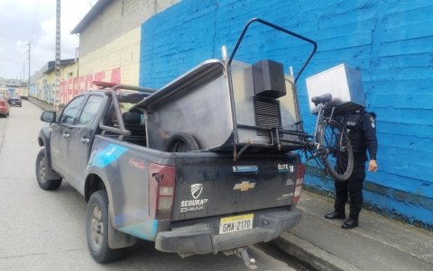 El triciclo de Urban Monkey Coffee fue encontrado en el 'Mall del piso', tras gestiones de Policía Nacional y Segura, indicó su propietario.