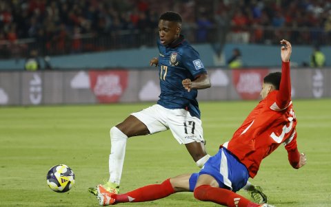 Darwin Guagua ya debutó con la selección de Ecuador