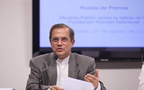 El asambleísta electo por la Revolución Ciudadana, Ricardo Patiño.