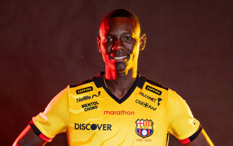 Janner Corozo, extremo derecho de Barcelona SC.