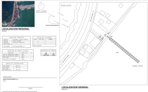 Uno de los planos sobre la plataforma para las fuerzas estadounidenses.
