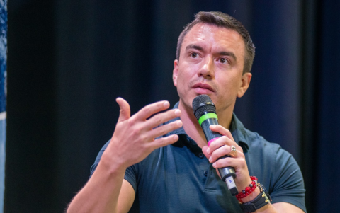 El presidente de Ecuador, Daniel Noboa.