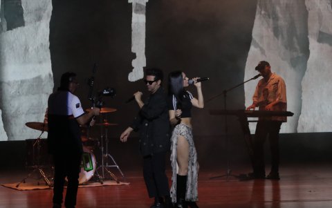 Verde70 interpretó dos temas.