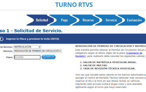 En el sitio web de la ATM se realiza el trámite en cinco pasos para cumplir con la revisión técnica vehicular obligatoria anual.