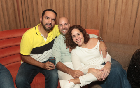 Julio Tómala, Eduardo Amador y Verónica Luque.