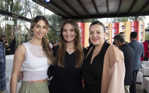 Daniela Iturralde, Emilia Arteta y Emilia Espinosa.