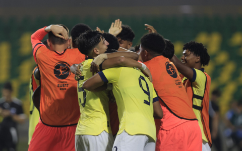 Ecuador debutó con una goleada de 4-0 a Uruguay en el Sudamericano Sub 17