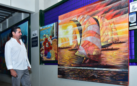 El pintor ecuatoriano Federico Gonzenbach.