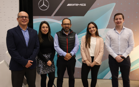 Andrés Cordero, María Antonieta Ramírez, Fabricio Galeas, Silvia Vaca y Andrés Araujo.