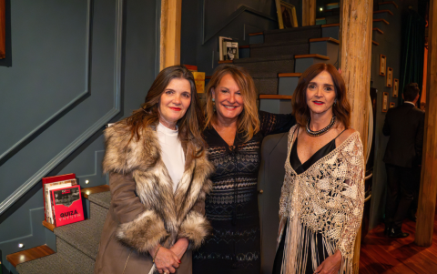 María Alexandra Malo, Antonieta Puyol y Mariela Vega.