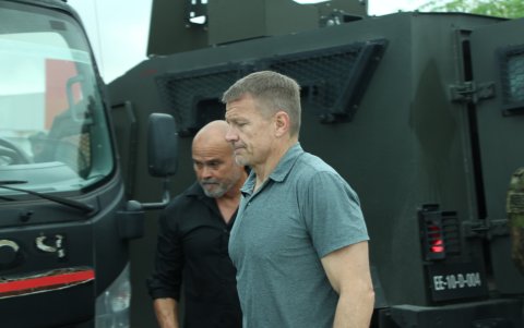 Erick Prince, de la empresa de seguridad Blackwater, en territorio.