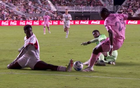 Allen Obando ya hizo su debut oficial con Inter Miami.