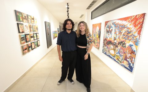 Juanjo Ripalda y Rocío Maruri.