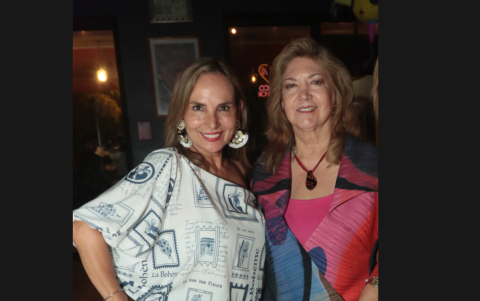 Silvia Jiménez y Cecilia de Pérez.