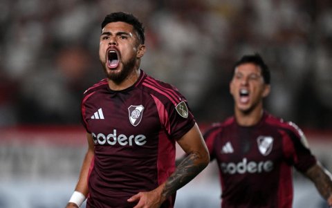 El defensa Paulo Díaz fue autor del 1-0 final a favor de River Plate, en su debut copero ante Universitario de Deportes.