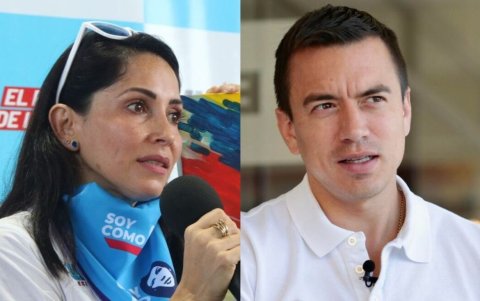 Luisa González y Daniel Noboa se disputan la Presidencia del Ecuador.