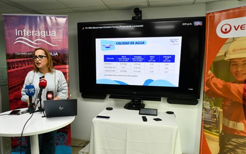 Ilfn Florsheim, vocera de Interagua, desmintió señalamientos de los asambleistas.