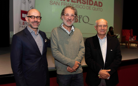 Diego Pérez, Martín Pallares y Carlos Montúfar.