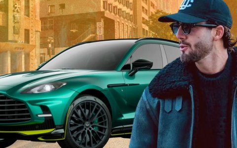 Leonardo Campana maneja un Aston Martin de 250.000 dólares.