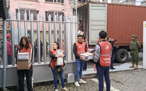 El material electoral será distribuido en la provincia desde el sábado 12 de abril en la madrugada.