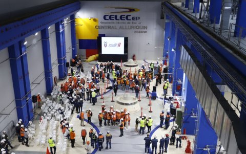 Complejo hidroeléctrico Toachi Pilatón aporta 254,4 megavatios.