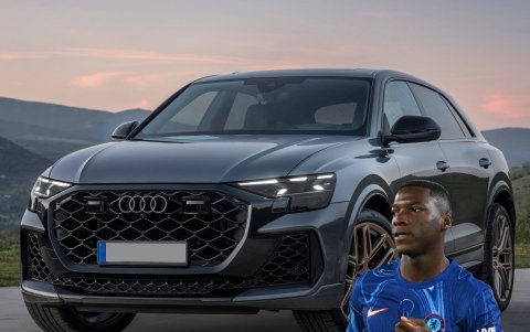 Moisés Caicedo tuvo un problema con el auto que maneja en Inglaterra.