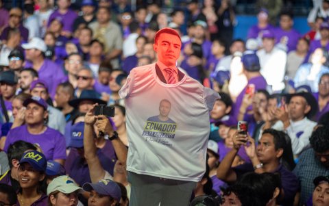 El presidente Daniel Noboa ganó la segunda vuelta electoral a la candidata del correísmo, Luisa González, el 13 de abril de 2025.