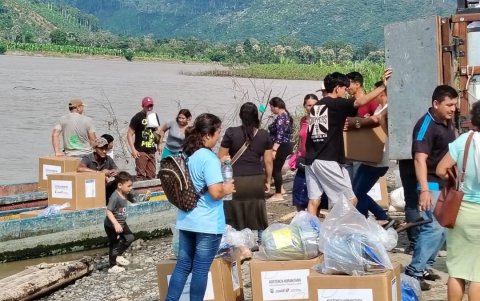 Situación. Hay cientos de personas damnificados.