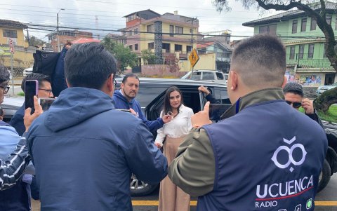 Verónica Abad, vicepresidenta de Ecuador, se refirió a la sentencia que suspendió sus derechos políticos.