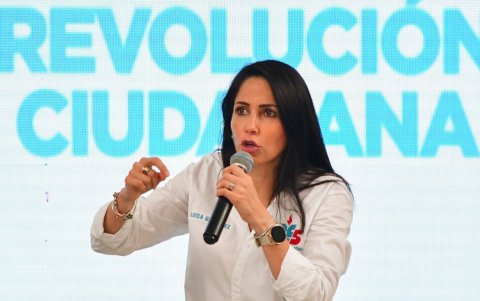 Luisa González fue dos veces continuas candidata a la Presidencia de Ecuador por la Revolución Ciudadana.