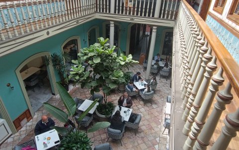 En la Casa de Comida Paccari se prepara fanesca para veganos sin pescado ni leche.