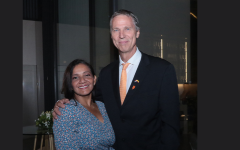 Griselda Cortes y Egbert Spaans.