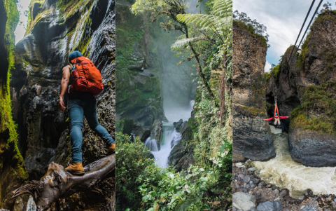 El geoparque del Volcán Tungurahua abarca más de 417 millones de años de historia geológica marcada por volcanismo, glaciaciones y sismos.