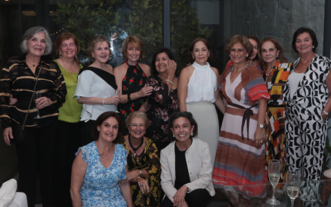 La foto grupal no podía faltar.