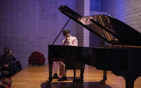 El pianista Joan Sánchez.