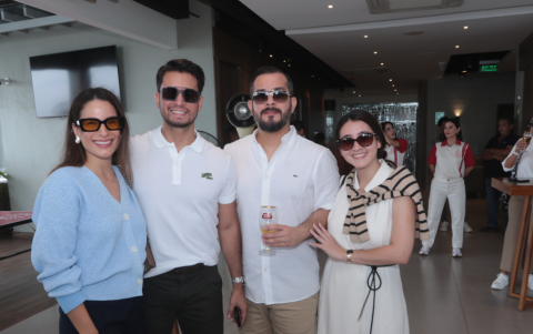 Joselyn Gallardo, Óscar Gallardo, Andrés Mesías y Allisson Ortiz.