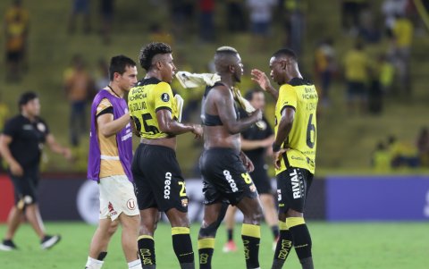 Barcelona SC y su perdida ante Universitario en el Monumental.