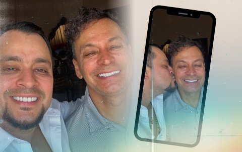 JeanPierre y su padre Roberto Bonafont ya en casa el 23 de abril del 2025.