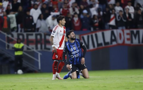 Independiente del Valle no pudo mantener la ventaja y empató con River Plate.