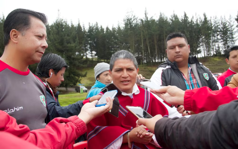 Luis Alfonso Chango es el propietario de Mushuc Runa.