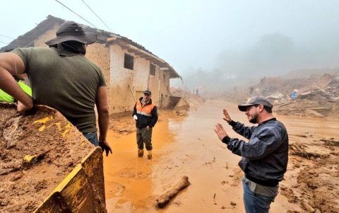 El Inamhi ha alertado de probables deslizamientos de tierra ante las lluvias.