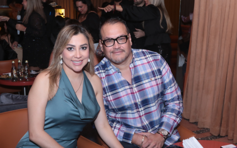 Lissette Espinoza y Mario Aguirre.