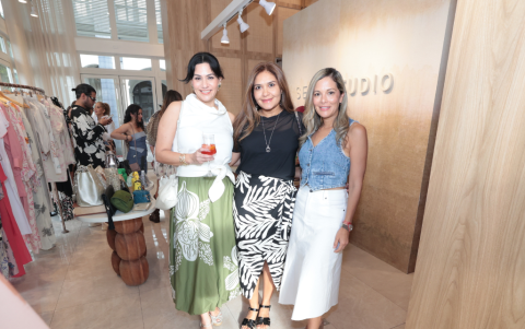 Katiuska Juez, Karla Juez y Paola Vaca.