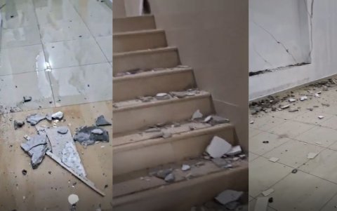 Las instalaciones de la Prefectura de Esmeraldas fueron afectadas tras el sismo.