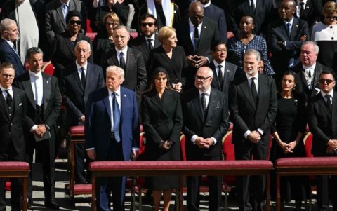 Jefes de Estado estuvieron presentes en el funeral del papa Francisco.