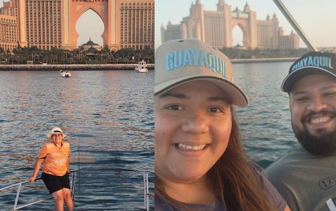 Los Intriago - Zavala desde, Dubái en los Emiratos Árabes Unidos.