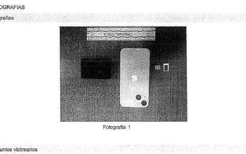 El teléfono encontrado a Daniel Salcedo, junto con un SIM de CNT.