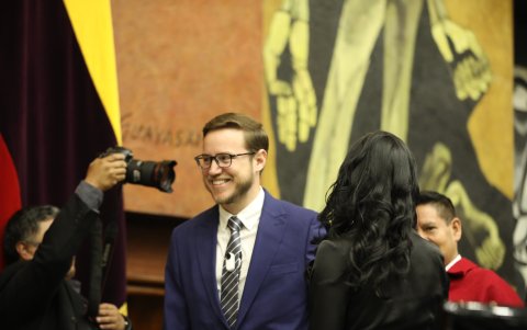 Augusto Verduga fue posesionado en 2023 como consejero del CPCCS.