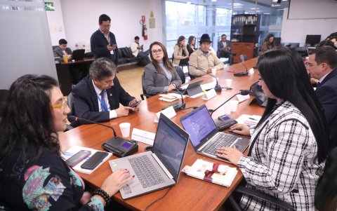 El correísmo y Pachakutik votaron en contra del informe para segundo debate.