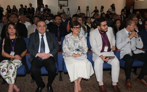 El acto fue un encuentro entre la ministra Núñez y un grupo de jubilados del magisterio